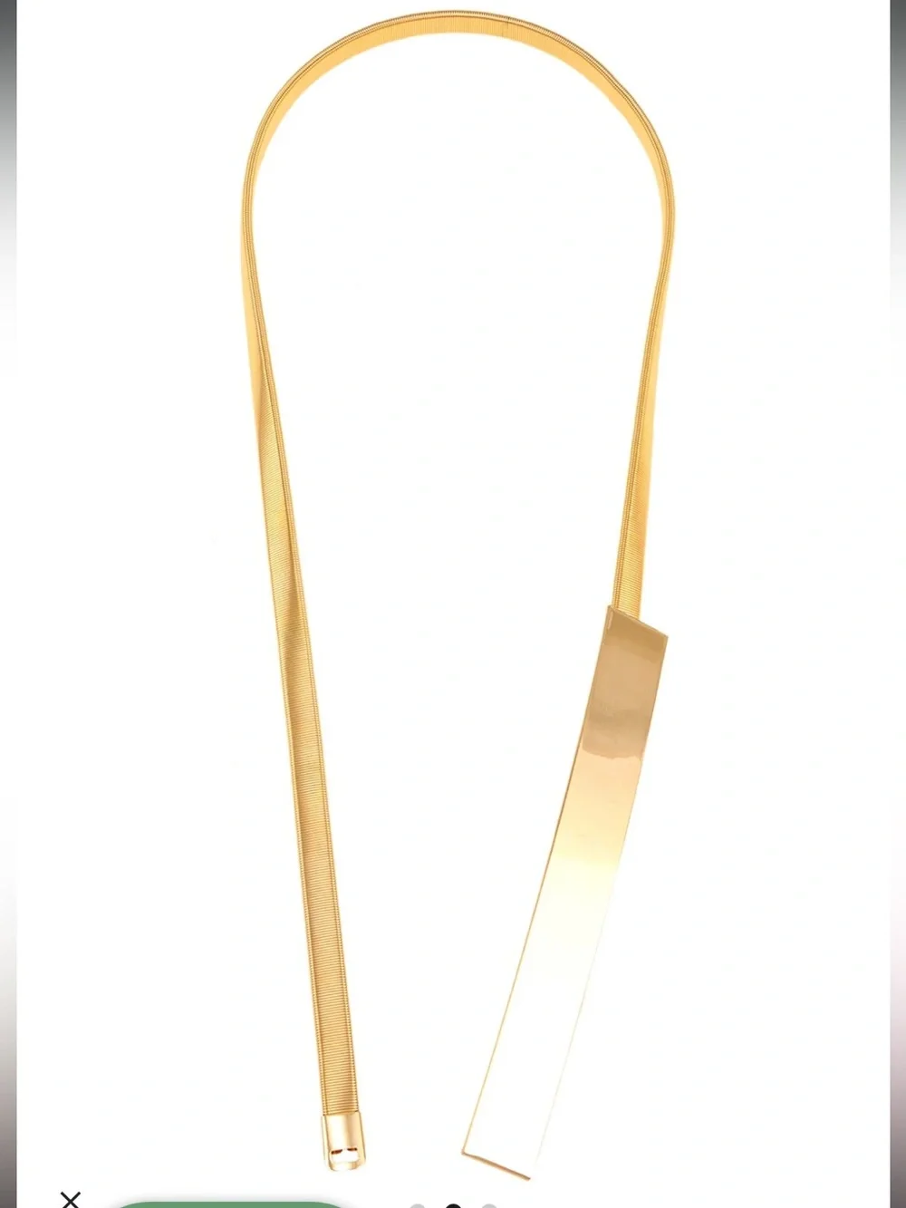 GOLD SPRING METAL BELT